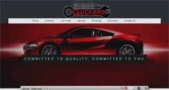 Desktop Screenshot of cluckersauto.com